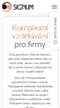 Mobile Screenshot of agentura-signum.cz